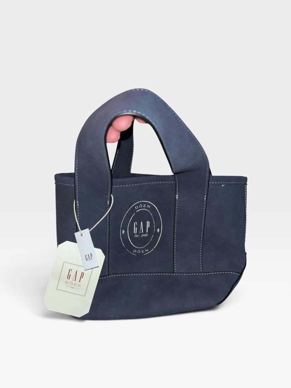 Gap Doen NEW NWT navy blue mini tote bag 7x11
